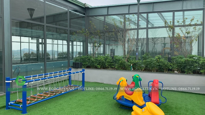 6 ý tưởng thiết kế sân vườn kết hợp khu vui chơi trẻ em